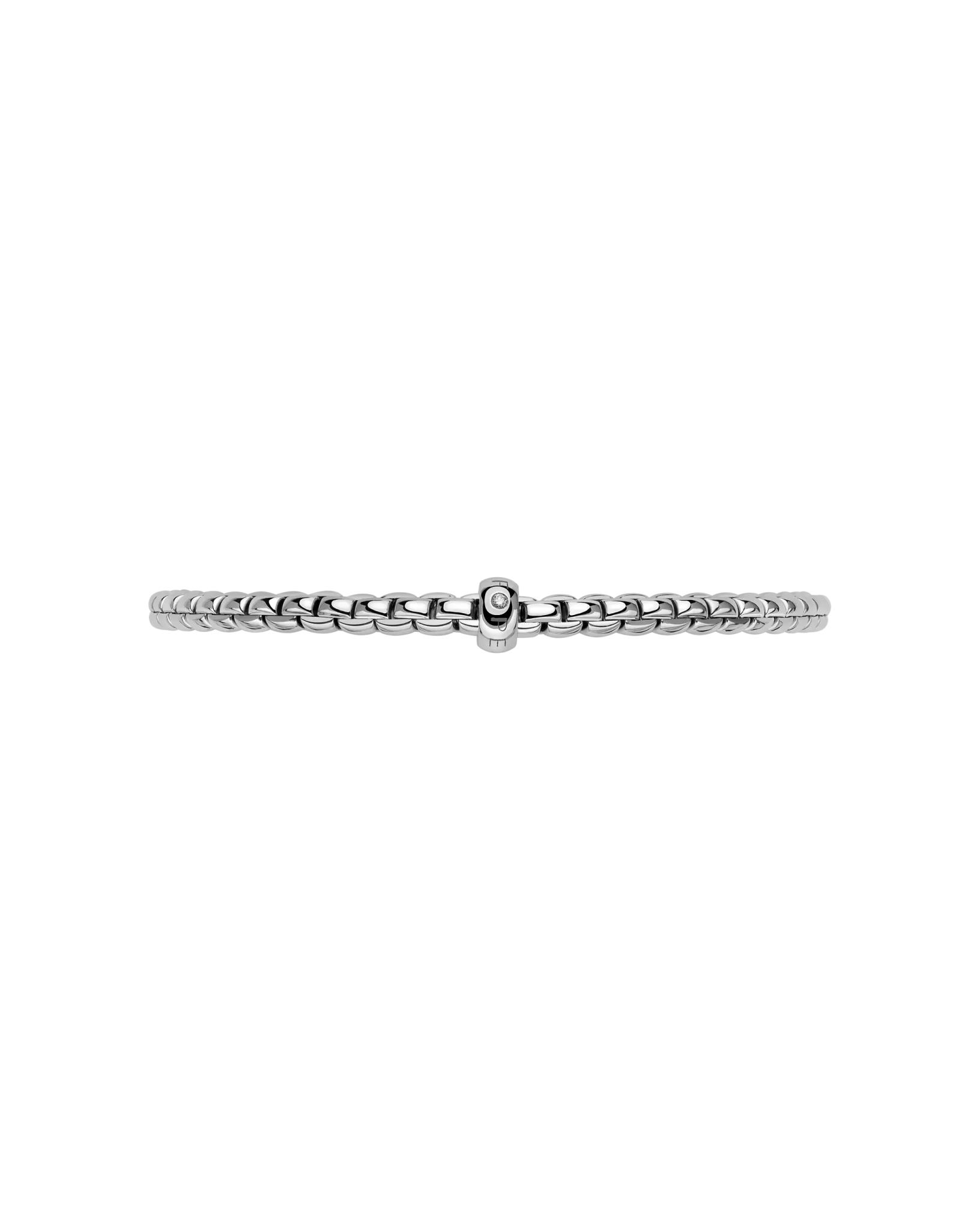 Flex'it bracelet with a white diamond by Fope