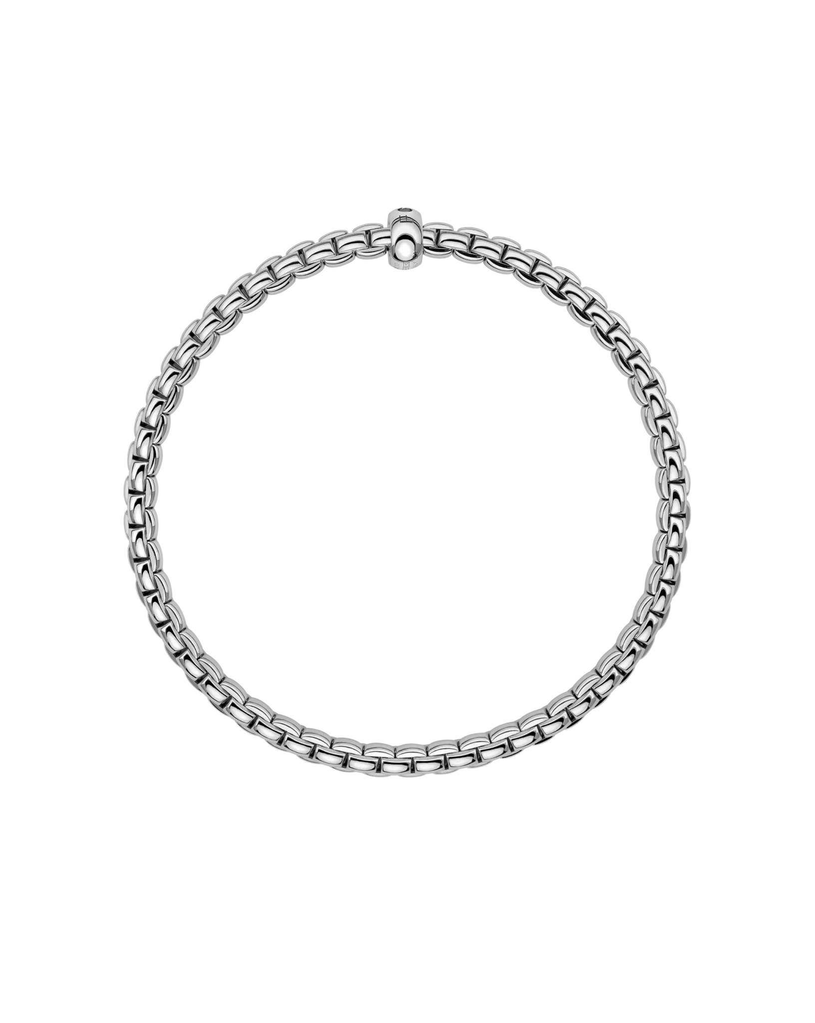 Flex'it bracelet with a black diamond by Fope