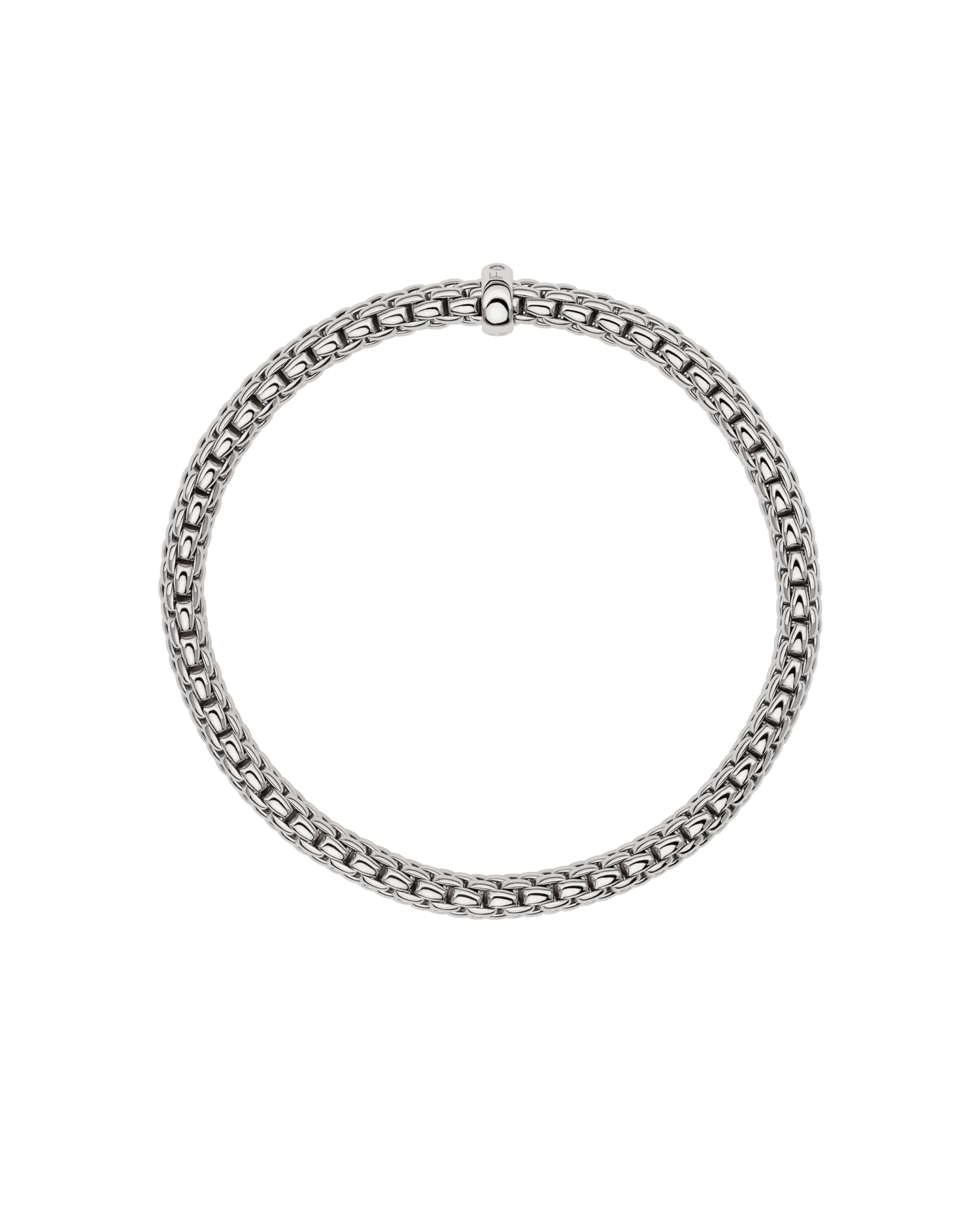 Flex'it bracelet with a white diamond by Fope