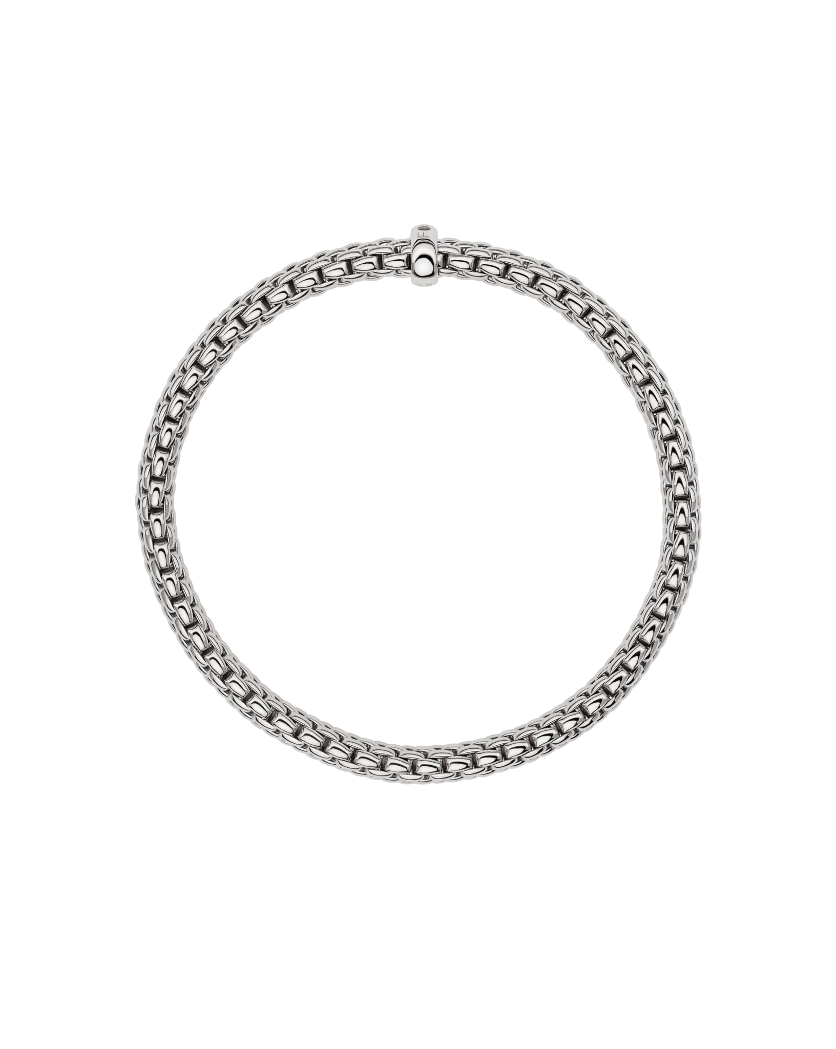 Flex'it bracelet with a black diamond by Fope