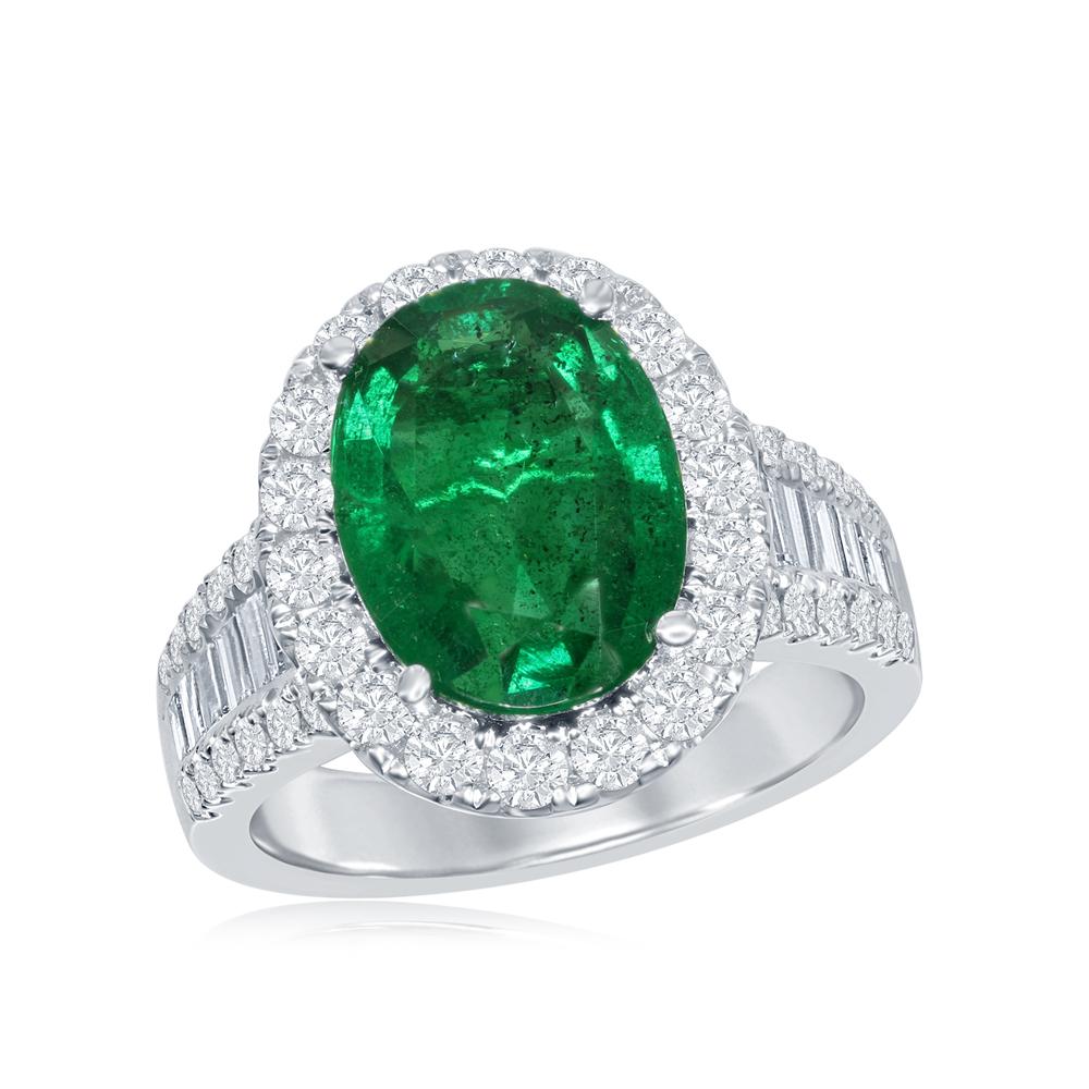 Zambian Emerald Ring with CDC Report