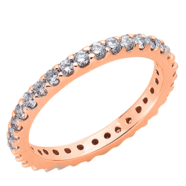 Rose Gold Eternity Band