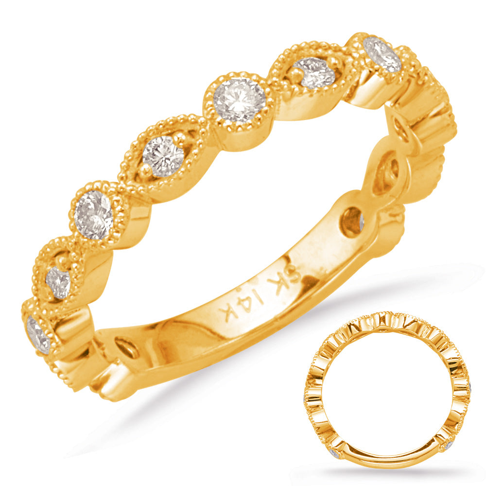 Yellow Gold Diamond Band