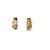 Natural Gold Quartz and Diamonds Earrings by Orocal