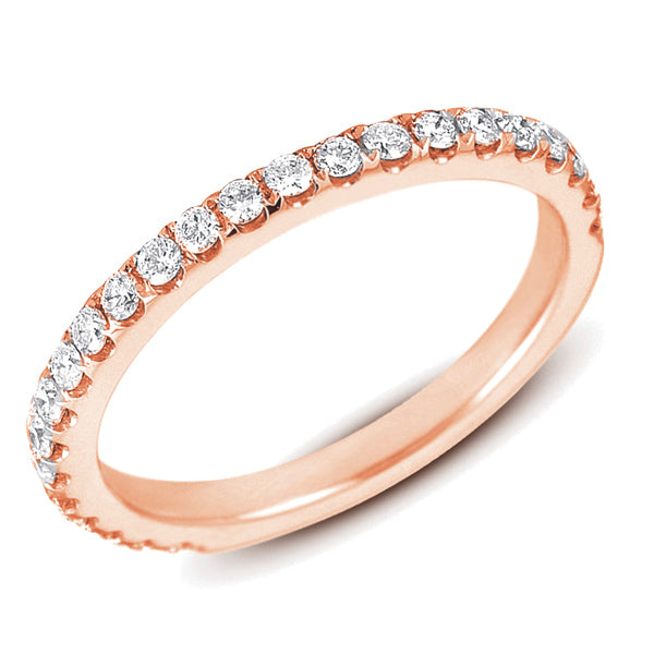 Rose Gold Diamond Band