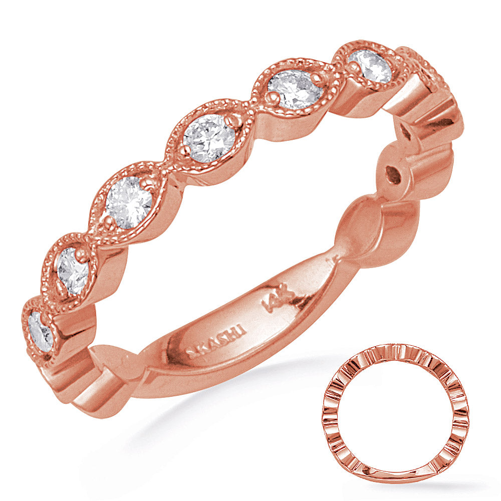 Rose Gold Diamond Wedding Band