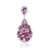 Mixed Pink Sapphire and Ruby Pendant