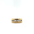 Men's 5 Stone Diamond Band In 14K Yellow Gold.  D-0.75Ct Rg