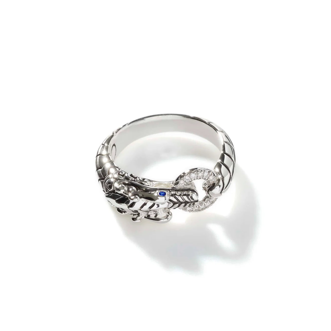 Naga Ring, Sterling Silver, Diamonds by John Hardy