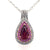 Two-Tone Ruby Pendant