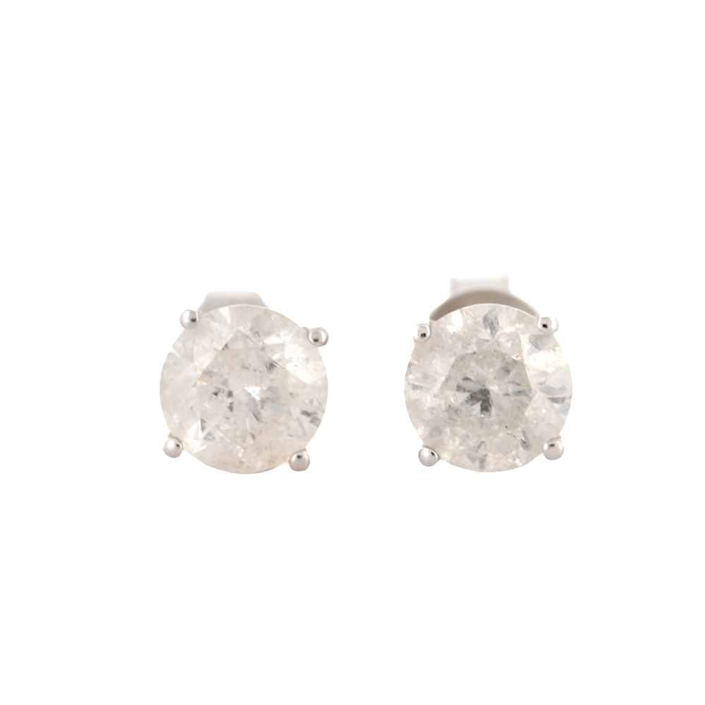 John Hardy Moon Phase Hammered Stud Earring - Monarch Jewels Alaska