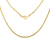 14K Yellow Gold Wheat Link Chain