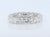 18Kw Cushion Cut 18 Stone Eternity Band D-4.50