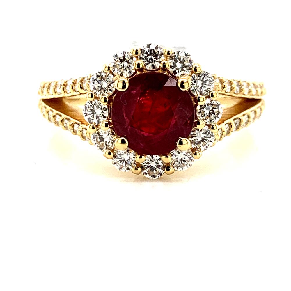 18kw ruby ring