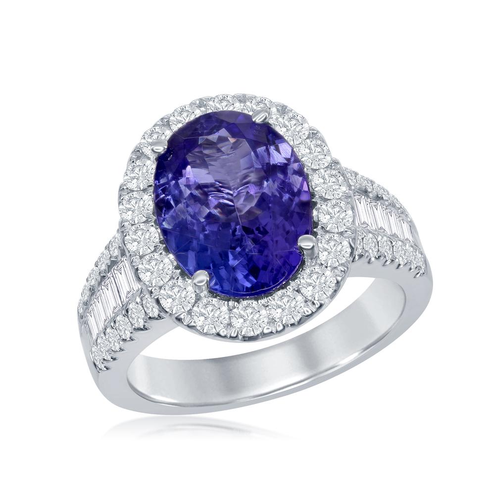 18kw tanzanite ring