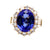 18ky tanzanite ring