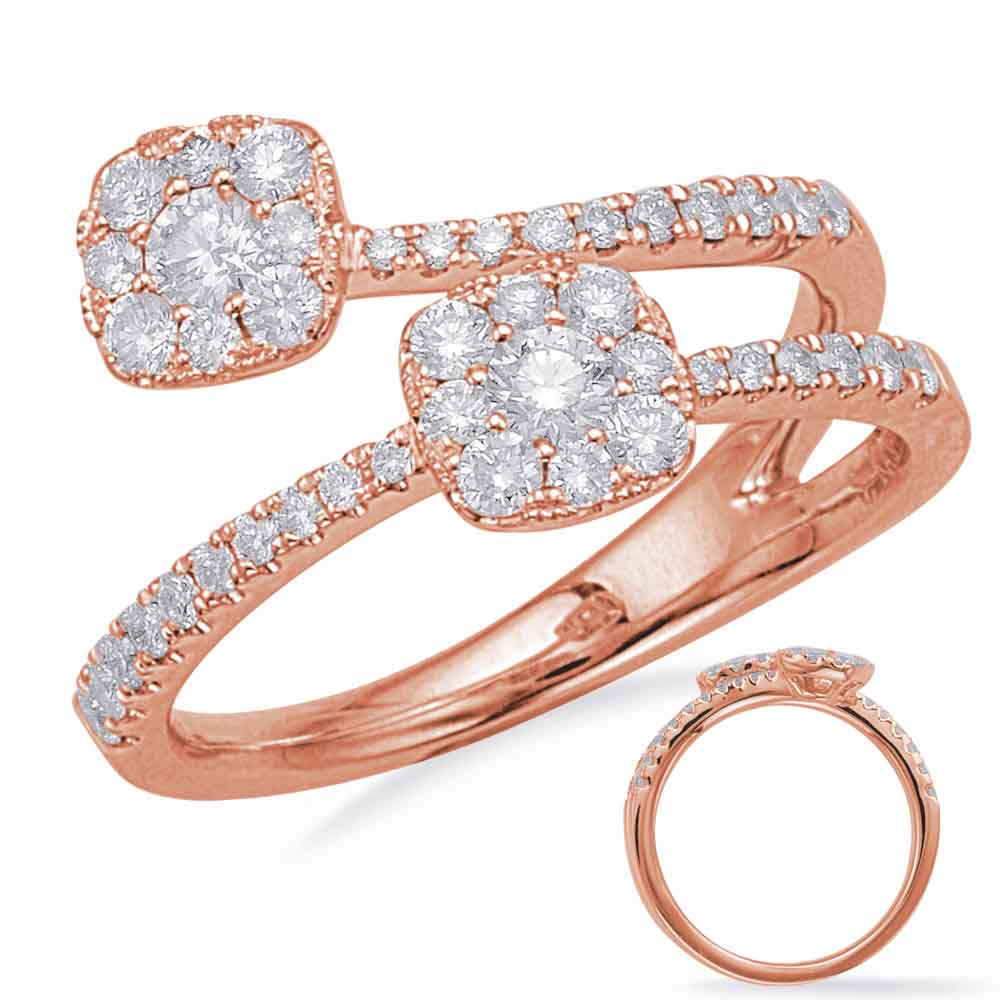 Rose Gold Diamond Fashion Ring