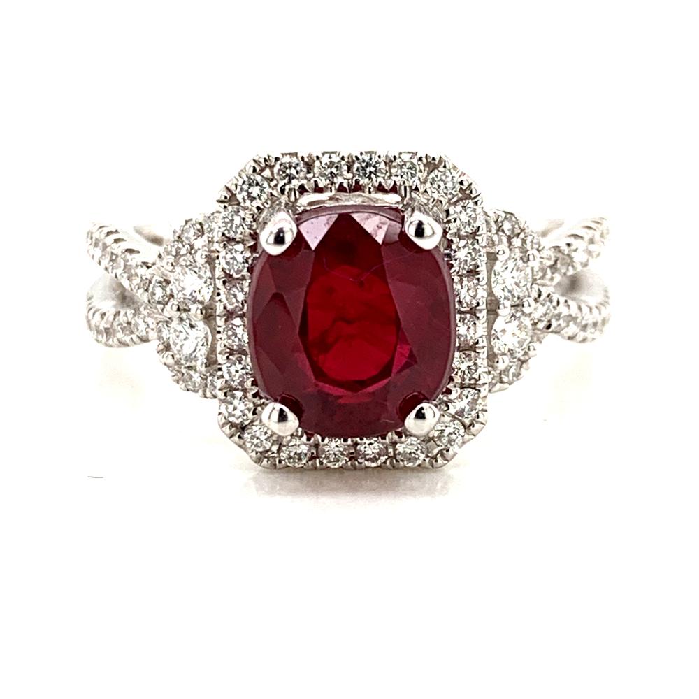 18kw ruby ring