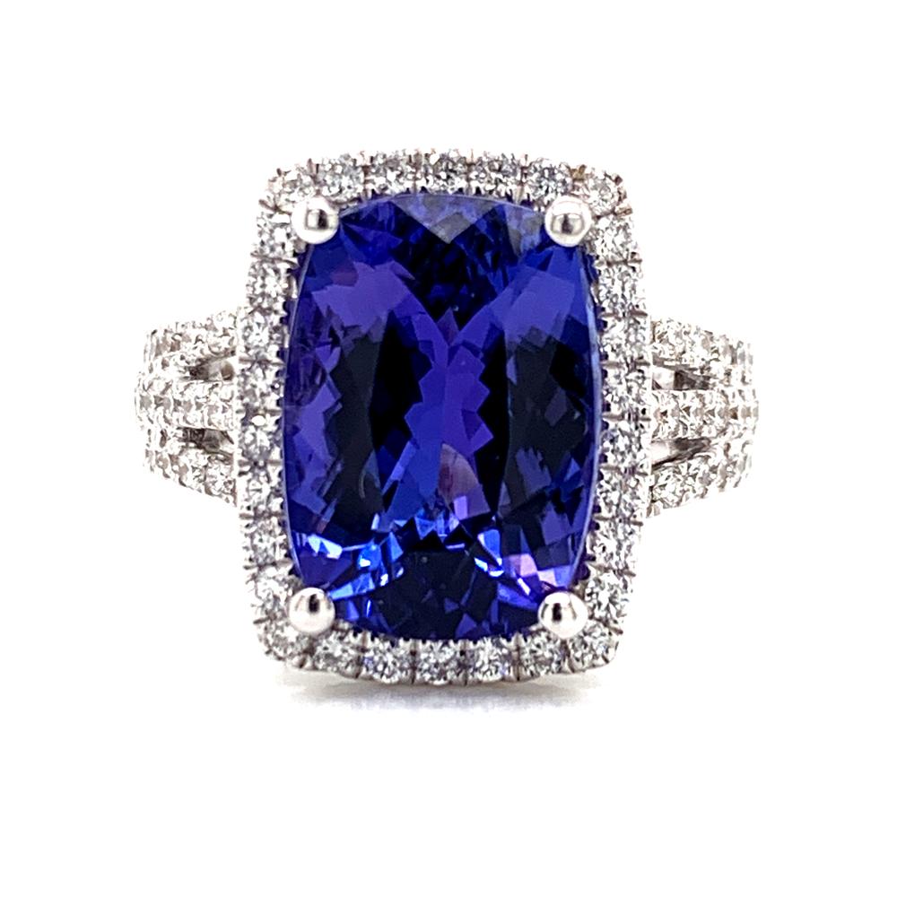 18kw tanzanite ring