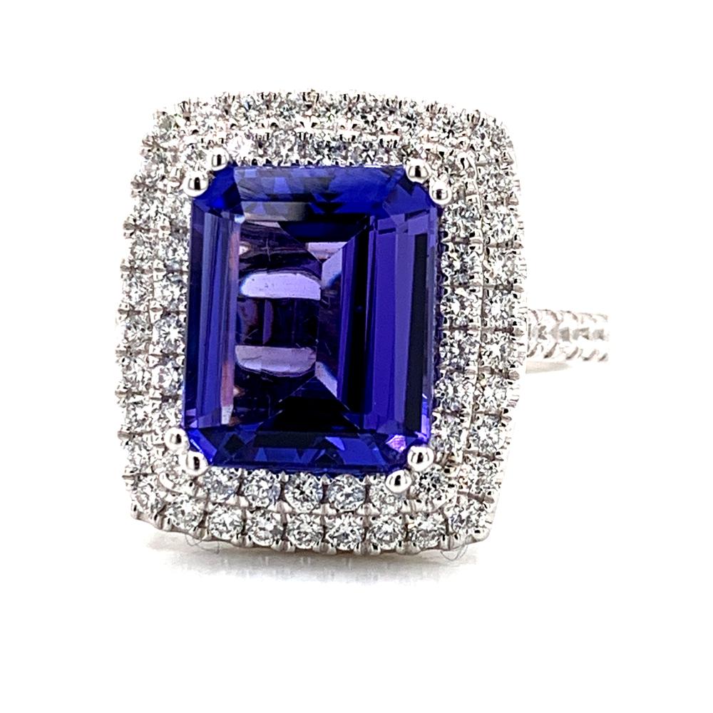 18kw tanzanite ring