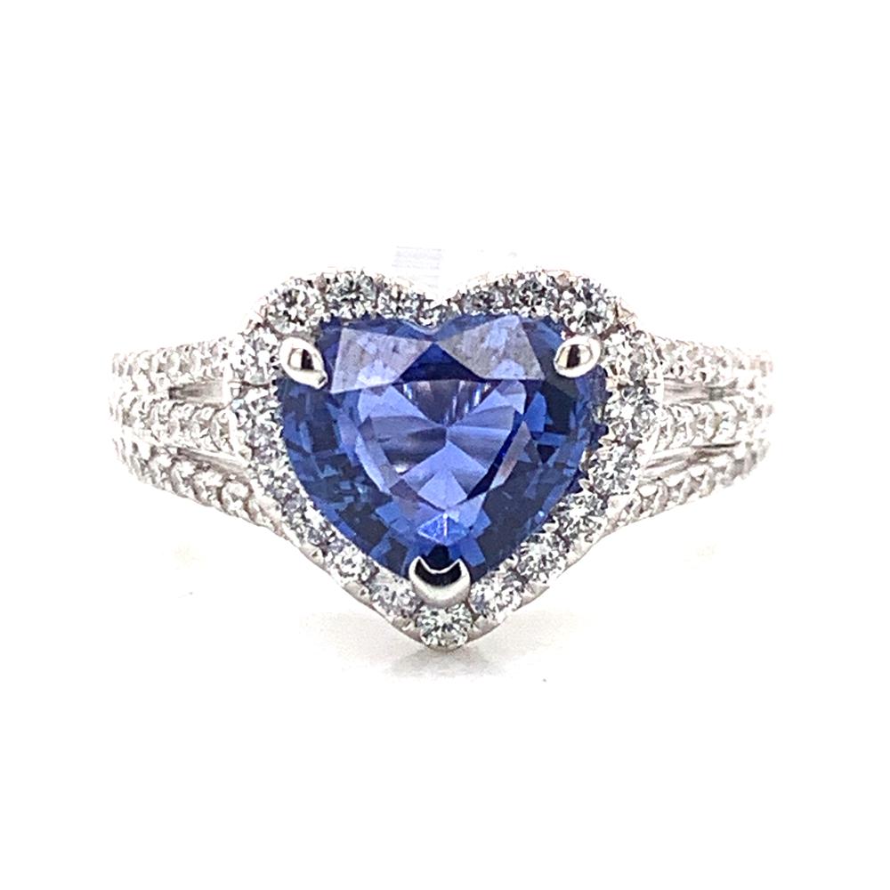 18kw sapphire ring