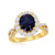 14ky sapphire ring