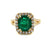 18ky emerald ring