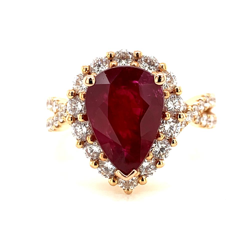 18kr ruby ring