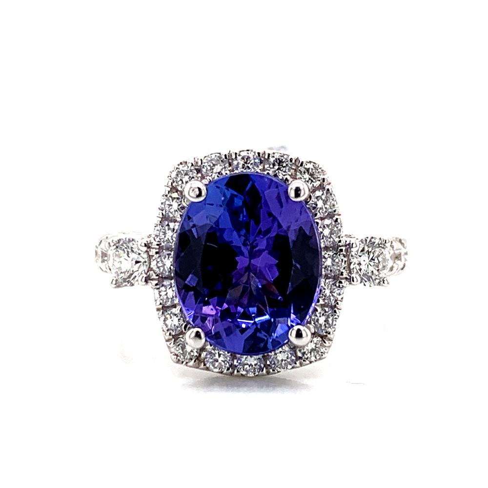 18kw tanzanite ring