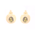 14kt Yellow Gold Natural Gold Quartz Earrings