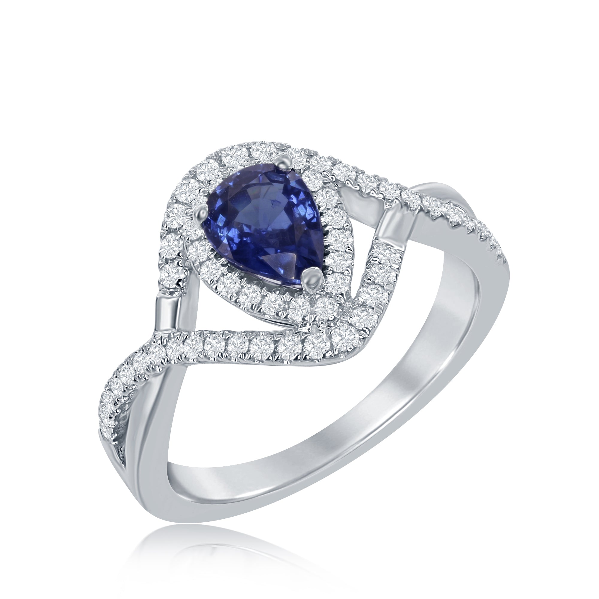 14kw sapphire ring