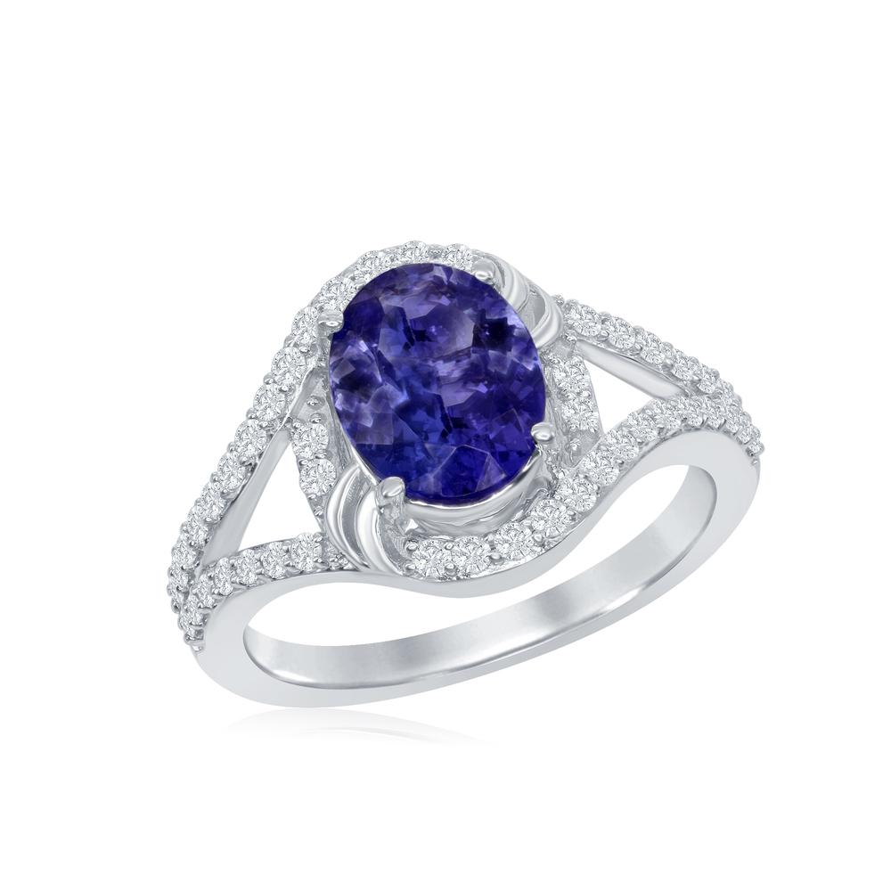 14kw tanzanite ring