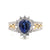 14kw sapphire ring