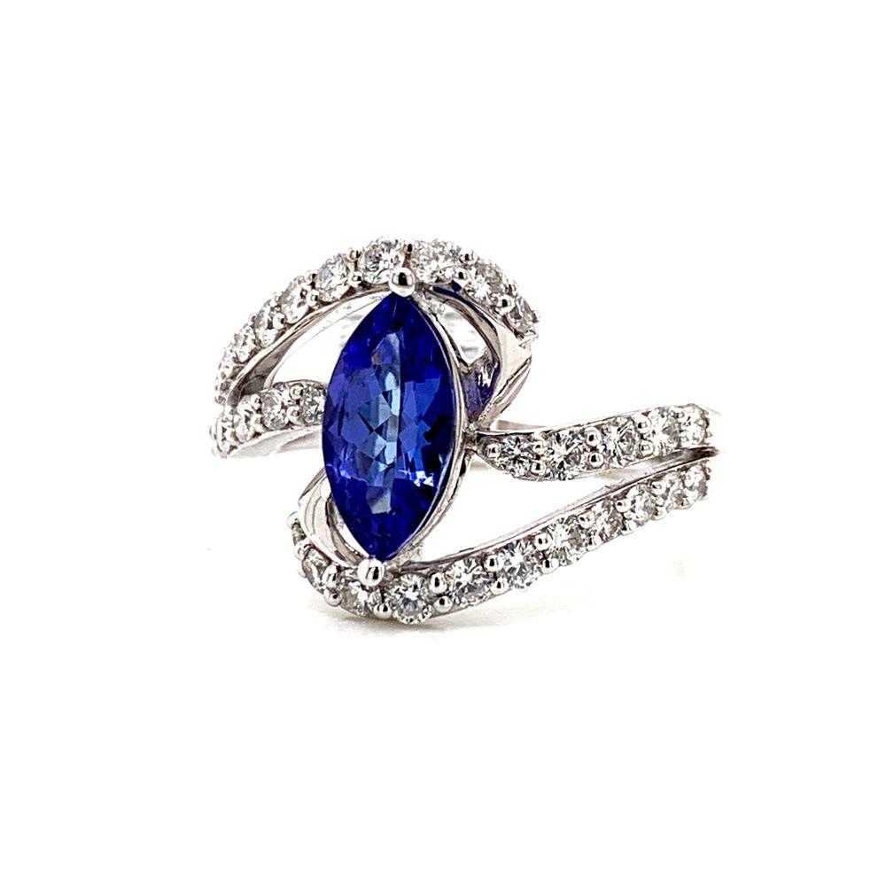 14kw tanzanite ring