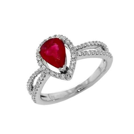 18kw ruby ring