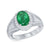 18kw emerald ring