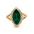 18ky emerald ring