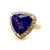 18ky tanzanite ring