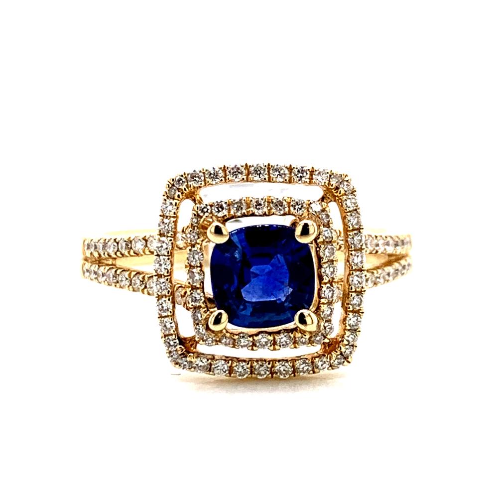 14ky sapphire ring