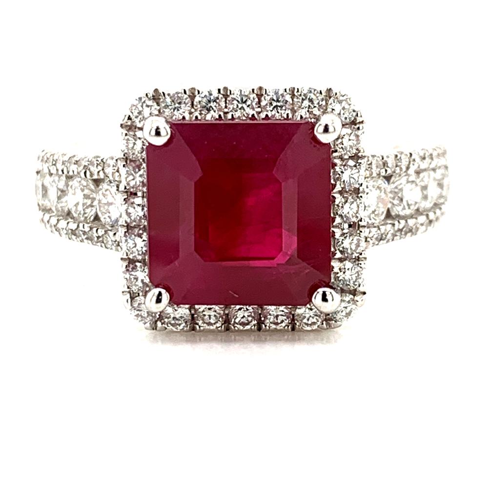 18kw ruby ring