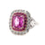 18kw r pink sapphire ring