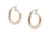 14K Yellow Gold Shine Polished Hoop Earrings