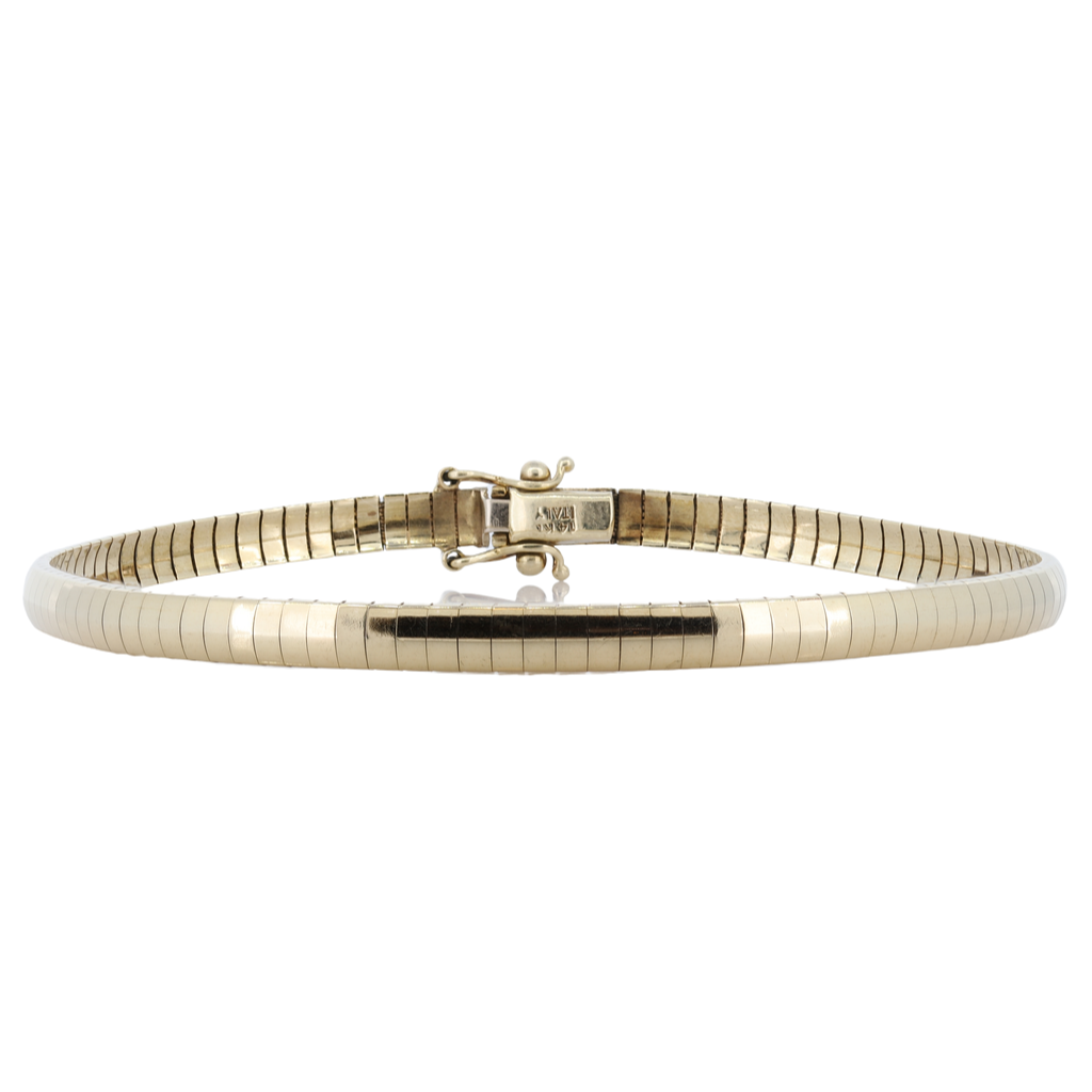 14k omega outlet bracelet