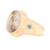 14kt Yellow Gold Natural Gold Quartz And Diamond Ring