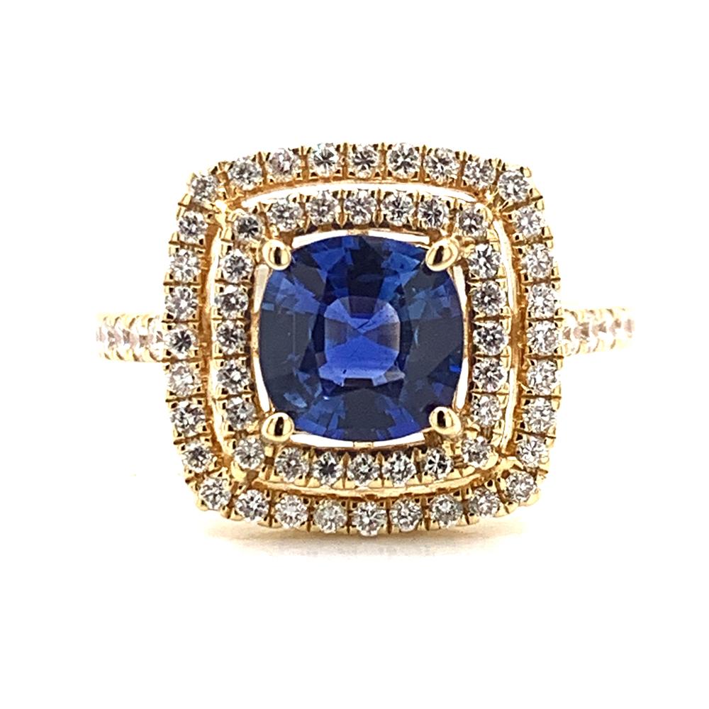 18ky sapphire ring