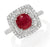 18kw ruby ring