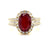 18ky ruby ring