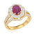 18ky ruby ring