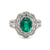 18kw emerald ring