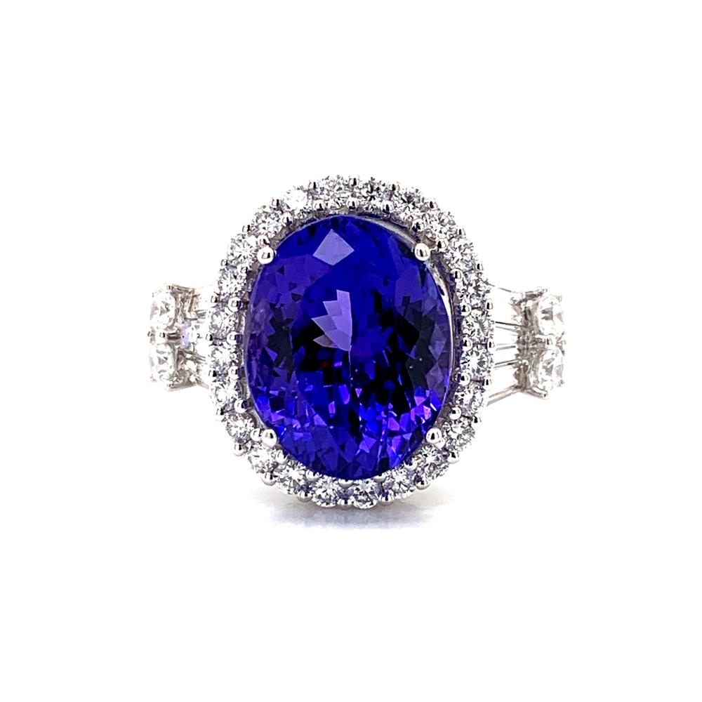 18kw tanzanite ring